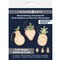 Wood Stitching Kit Ornaments 3 piece Fruit Set - adult or kids craft - craft kits for teens - string art kit for adults - 3d string art - 3d string art kit for kids - 4" x 4"